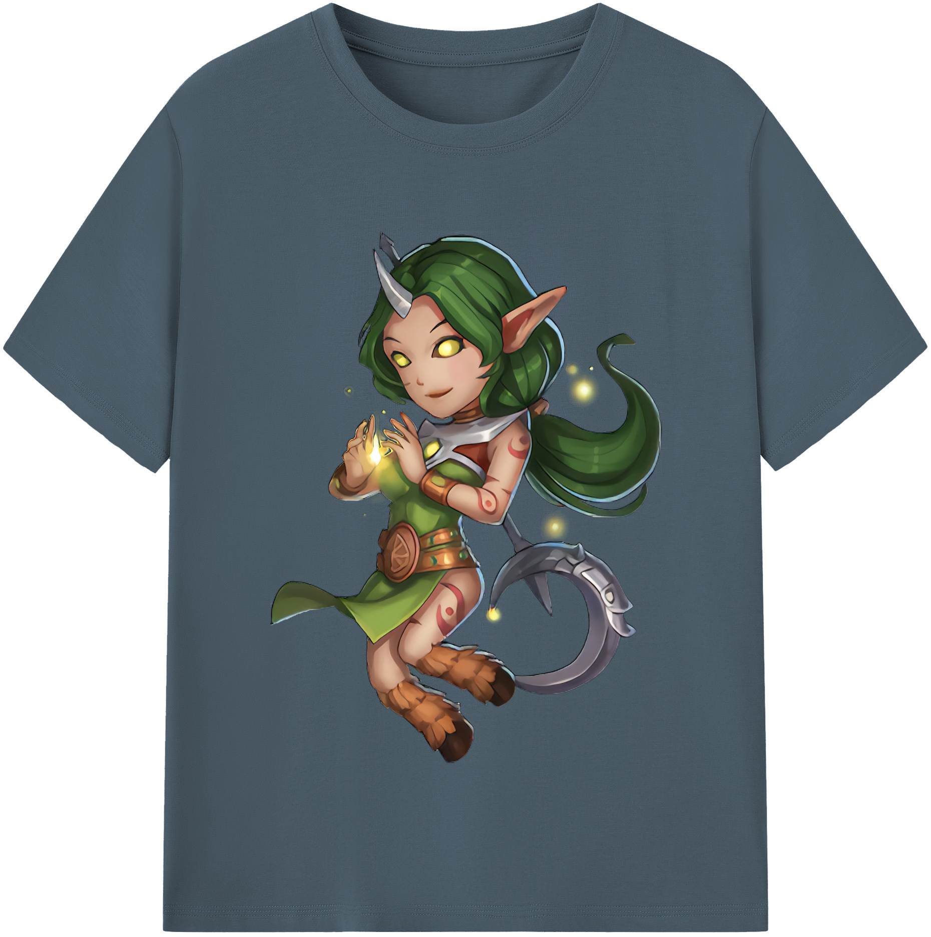 リーグ・オブ・レジェンド League of Legends LOL 綿100％半袖Tシャツ（フロントプリント）